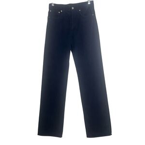 J Crew Pants Women’s Size 24 Loose Straight Corduroy Navy Blue High Rise NWT